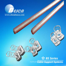 Electro Galvanized Threaded Bar / Zinc plated Threaded rod